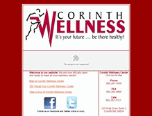 Tablet Screenshot of corinthwellness.com